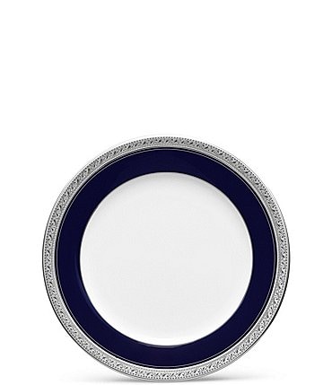 Image of Noritake Crestwood Cobalt Platinum Porcelain Salad Plate