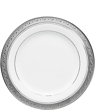 Image of Noritake Crestwood Etched Platinum Porcelain Bread & Butter Plate