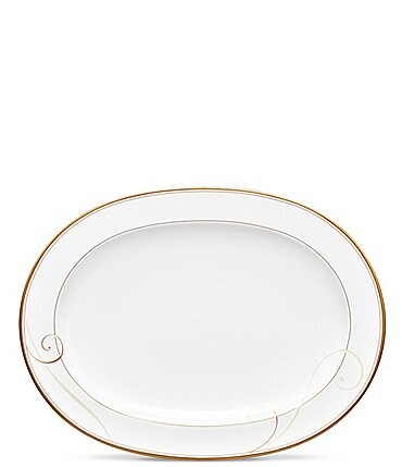 Image of Noritake Golden Wave Collection 14" Oval Platter
