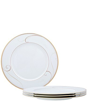 Image of Noritake Golden Wave Collection Dinner Plates, Set of 4