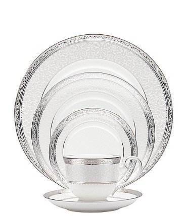 Image of Noritake Odessa Platinum Collection 5-Piece Place Setting