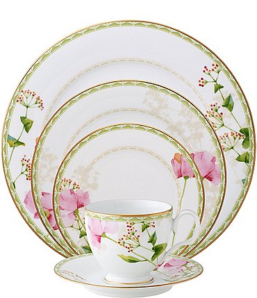 Image of Noritake Poppy Place Collection 5-Piece Place Setting