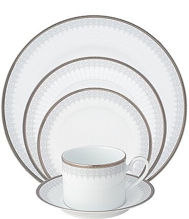 Image of Noritake Silver Colonnade Collection 5-Piece Place Setting