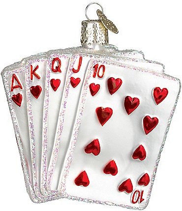 Image of Old World Christmas Royal Flush Ornament
