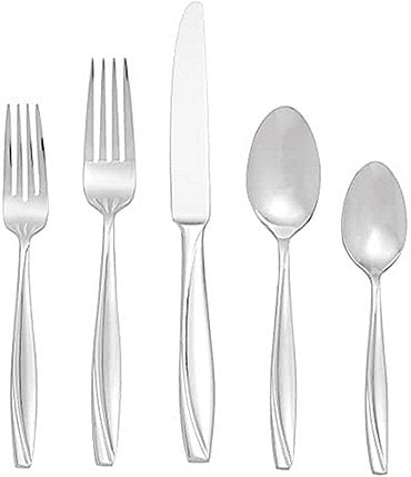 Image of Oneida Camlynn Mirror 45-Piece Stainless Steel Flatware Set