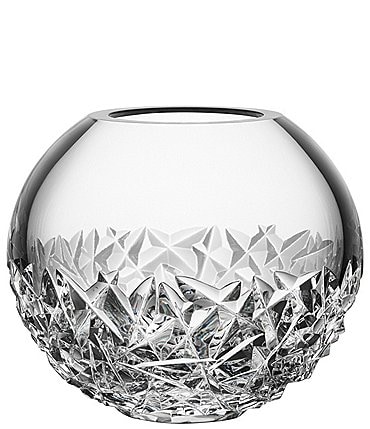 Image of Orrefors Carat Globe Large Crystal Vase