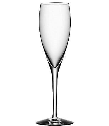 Image of Orrefors More Crystal Champagne Flutes,  Set Of 4