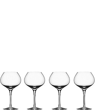 Image of Orrefors More Mature Set of 4 Crystal Wine Glass
