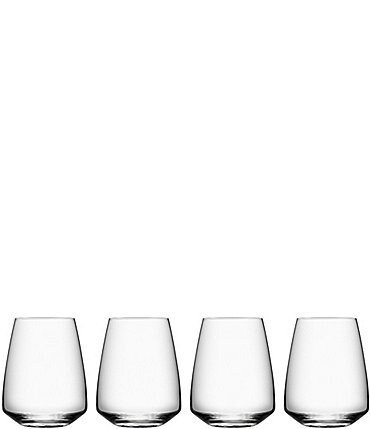 Image of Orrefors Pulse Stemless Wine Glass, Set of 4