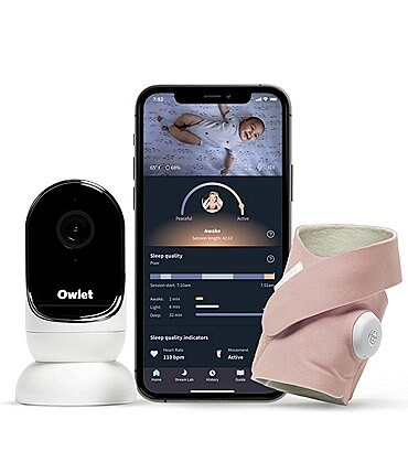 Image of Owlet Dream Duo Dream Sock & Camera Complete Baby Monitor System