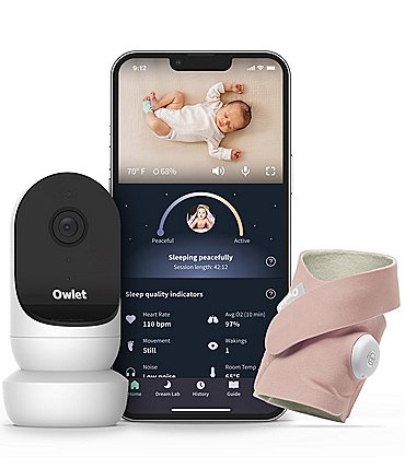 Image of Owlet Dream Duo Sock With Owlet Cam 2 Baby Monitor