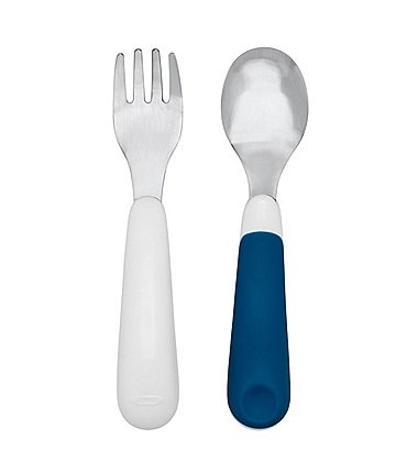 Image of OXO Tot On-the-Go Fork and Spoon Set