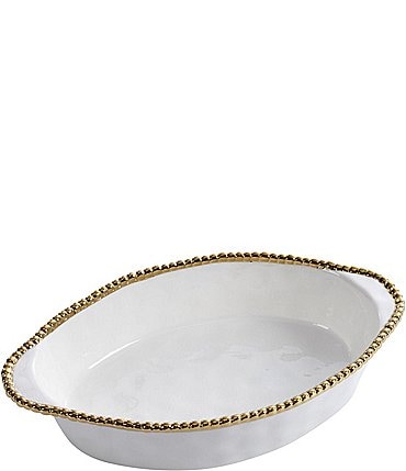 Image of Pampa Bay Golden Salerno Porcelain Oval Baking Dish