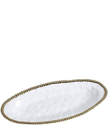 Image of Pampa Bay Salerno Porcelain Oval Serving Tray