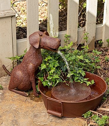 Image of Park Hill Best Friend Dog Iron Fountain