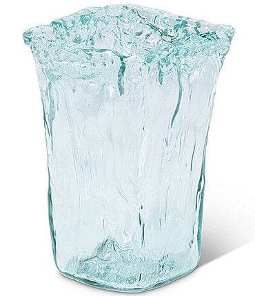 Image of Park Hill Oceana Organic Glass Square Vase