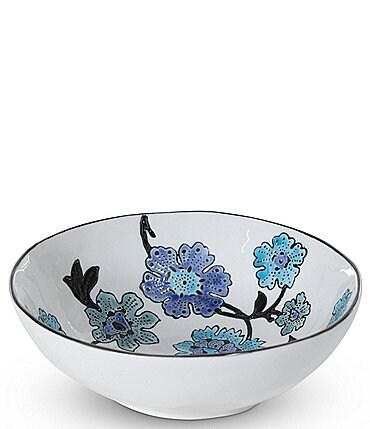 Image of Park Hill Periwinkle Vine Pattern Bowl