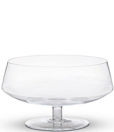 Image of Park Hill Southern Classic Collection Basia Glass Stemmed Low Bowl