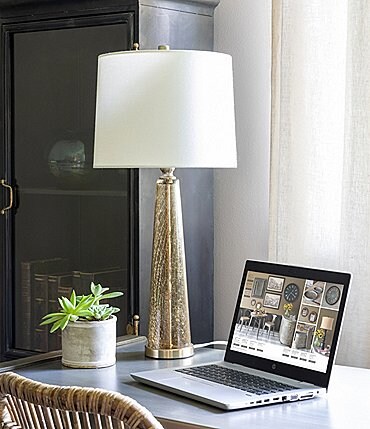 Image of Park Hill Urban Farmhouse Collection Grayton Glass Table Lamp