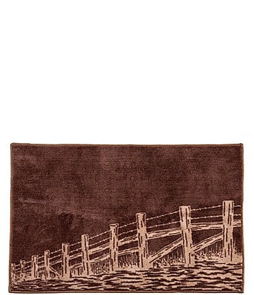 Image of Paseo Road by HiEnd Accents  Jasper Fence Print Bath Rug