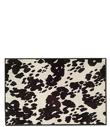 Image of Paseo Road by HiEnd Accents Cowhide Print Bath Rug