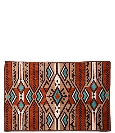 Image of Paseo Road by HiEnd Accents Southwestern Inspired Striped Bath Rug