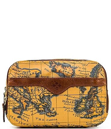 Image of Patricia Nash European Map Soft Side Collection Gabella Cosmetic Case