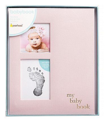 Image of Pearhead Linen Baby Photo Book