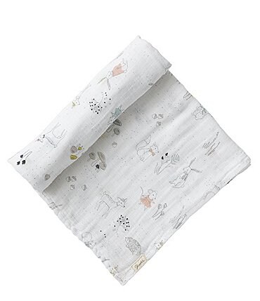 Image of Pehr Baby Magical Forest Organic Cotton Swaddle Blanket