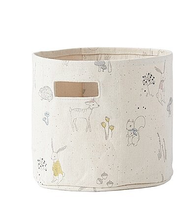 Image of Pehr Baby Magical Forest Printed Mini Storage Bin