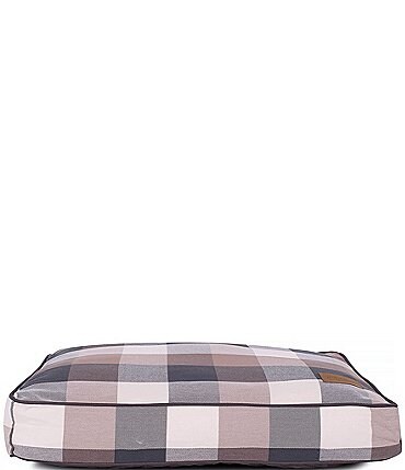 Image of Pendleton Block Plaid Classic Napper Dog Bed with Removeable Cover