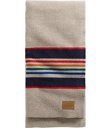 Image of Pendleton National Park Yellowstone Striped Wool Blanket