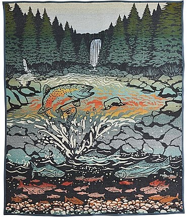 Image of Pendleton Salmon Falls Throw Blanket