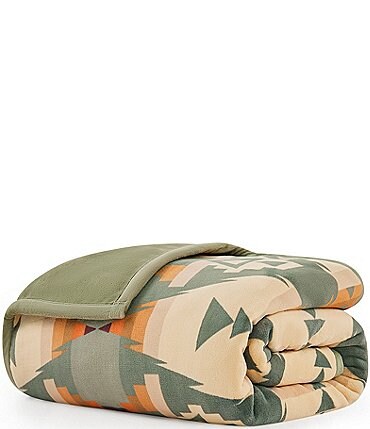 Image of Pendleton Siskiyou Range Bold Geometric Pattern Reversible Throw