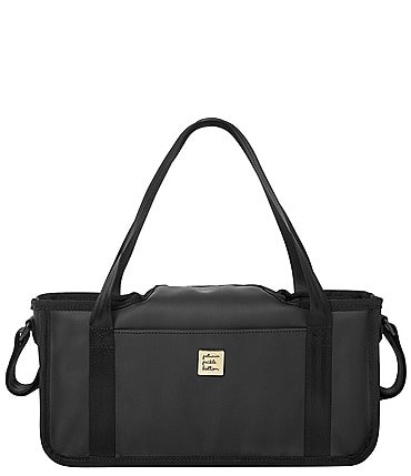 Image of Petunia Pickle Bottom Wander Stroller Caddy - Matte Leatherette