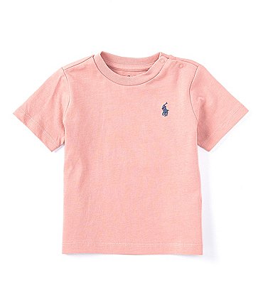 Image of Polo Ralph Lauren Baby Girls 3-24 Months Short Sleeve Jersey T-Shirt