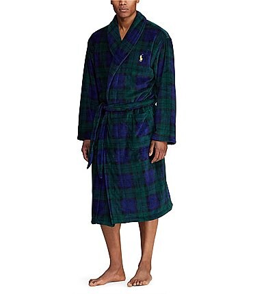 Image of Polo Ralph Lauren Big & Tall Microfiber Plush Robe