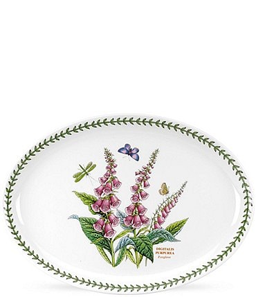 Image of Portmeirion Botanic Garden Foxglove Medium Oval Platter
