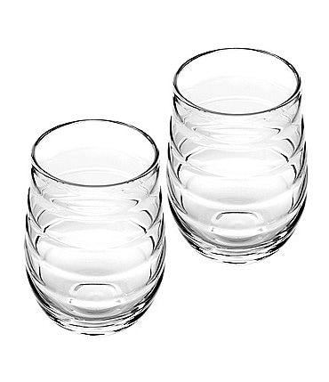 Image of Portmeirion by Sophie Conran Ribbed Highball Glass Pair