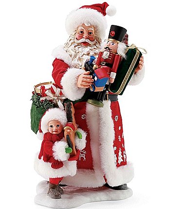 Image of Possible Dreams 2021 Loaded with Gifts Santa Figurine Set