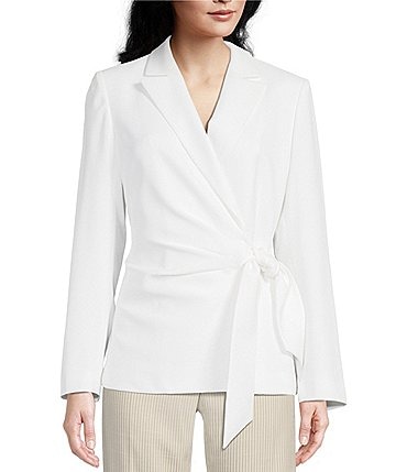 Image of Preston & York Martha Wrap Crepe Jacket