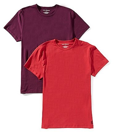 Image of Psycho Bunny Crew Neck Assorted Undershirts 2-Pack