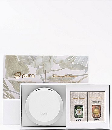 Image of Pura 4 Smart Fragrance Diffuser x Tommy Bahama Fragrance Set