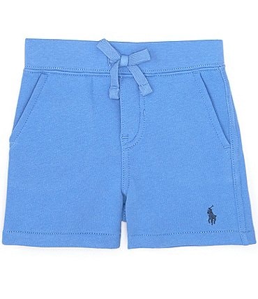 Image of Ralph Lauren Baby Boys 3-24 Months Drawstring Fleece Shorts