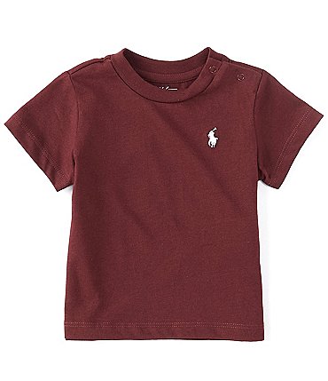 Image of Ralph Lauren Baby Boys 3-24 Months Short Sleeve Collegiate Essential T-Shirt