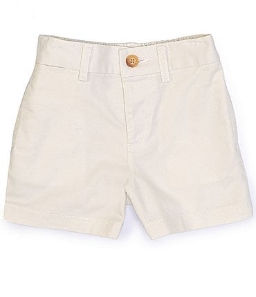 Image of Ralph Lauren Baby Boys 3-24 Months Twill Flat Front Shorts