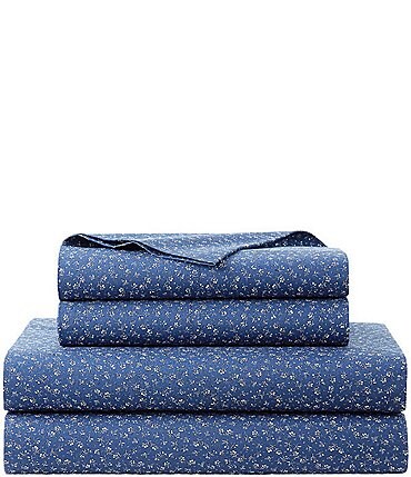 Image of Ralph Lauren Cate 200-Thread Count Cotton Percale Floral Sheets