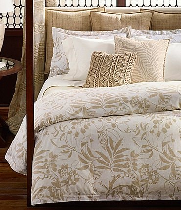 Image of Ralph Lauren Cecily Collection Palmetto Sateen Comforter