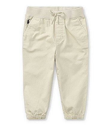 Image of Ralph Lauren Baby Boys 3-24 Months Twill Jogger Pull-On Pants