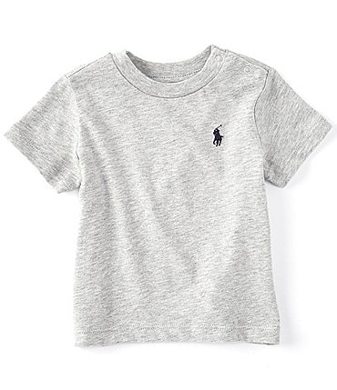 Image of Ralph Lauren Baby Boys 3-24 Months Short Sleeve Basic Jersey T-Shirt